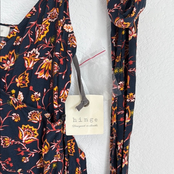 Hinge Red Long Sleeve Cut Out Sundress for Weddings - Picture 3 of 8